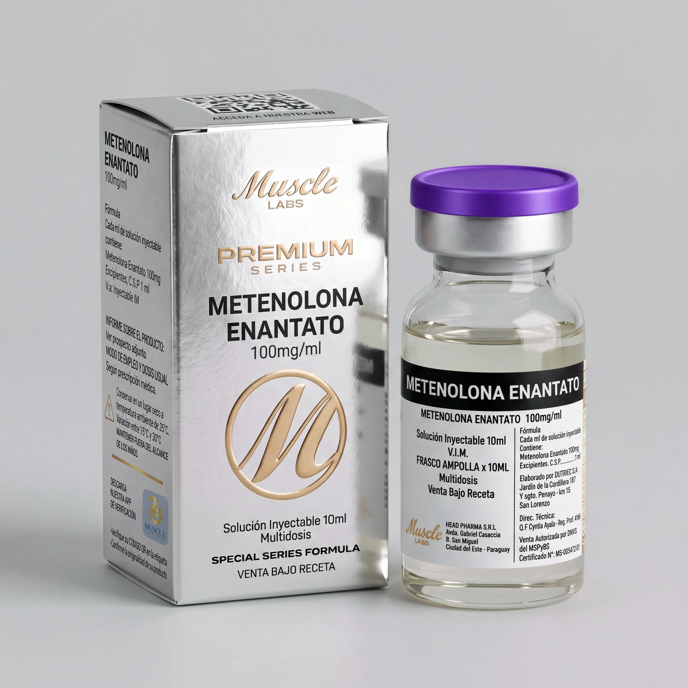 Metenolona Enantato 100 mg/ml, Vial de 10 ml