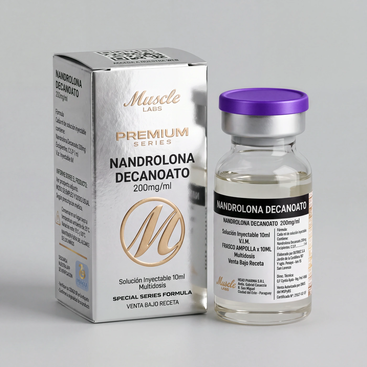 Nandrolona Decanoato 200 mg/ml, Vial de 10 ml