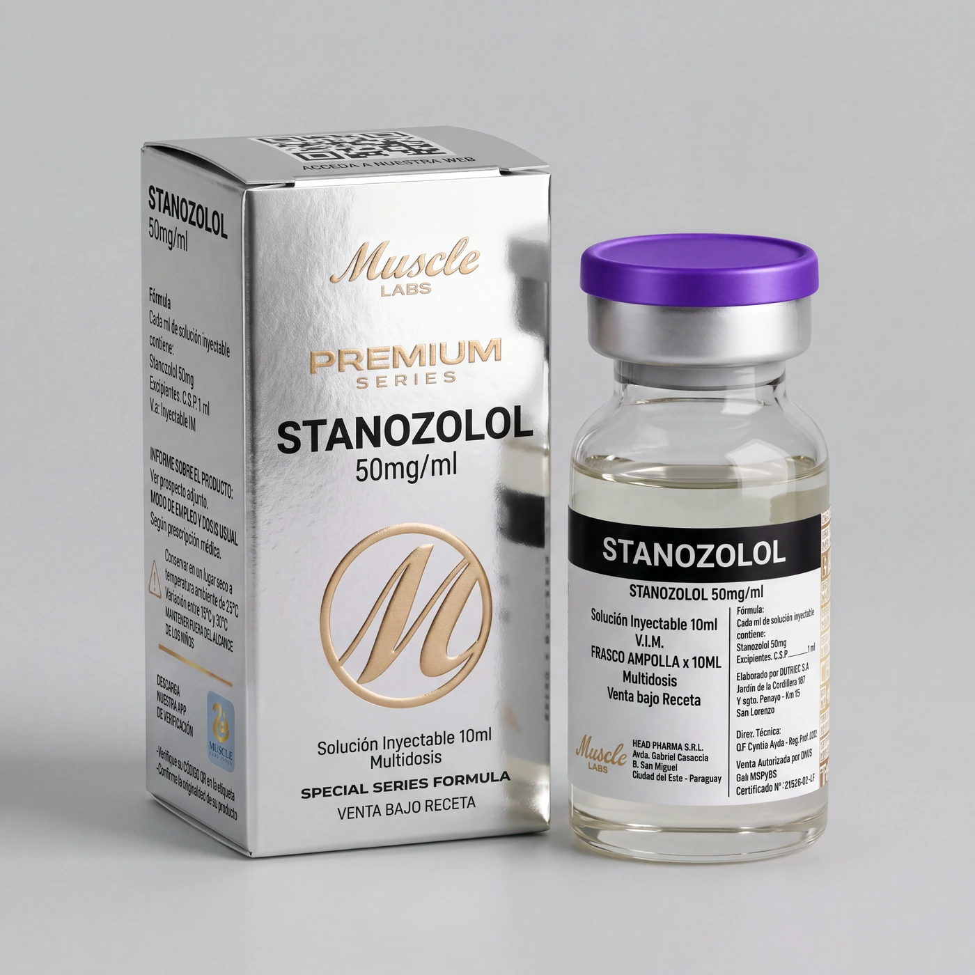 Stanozolol 50 mg/ml, Vial de 10 ml